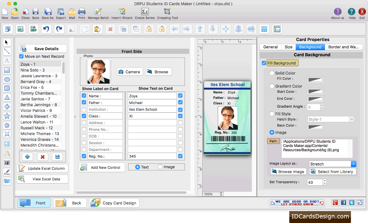 ID Card Maker Software for Mac
