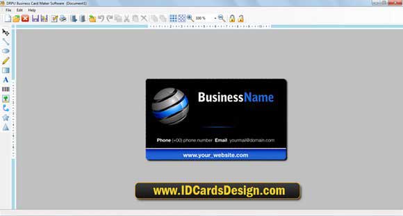 Create Business Cards screen shot