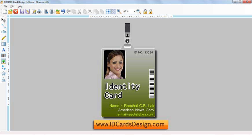 Screenshot of ID Cards Design 7.3.0.1