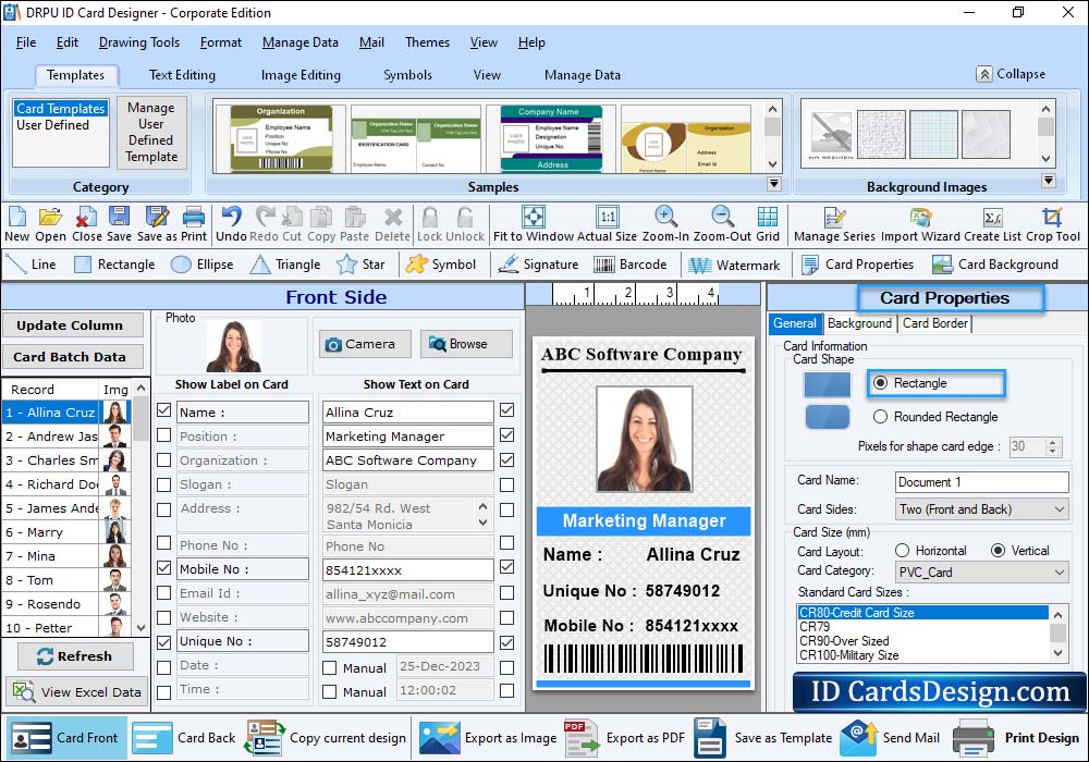 ID Cards Design (Corporate Edition)