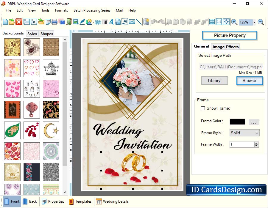 Wedding Cards Designing Software